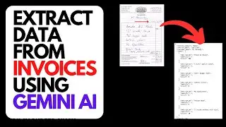 Extract data from INVOICE using Gemini Pro | Information Extraction from Image | Karndeep Singh