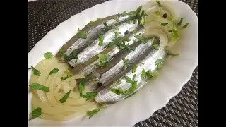 Маринованная мойва- в горчичном маринаде.