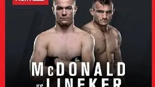 UFC Fight Night McDonald vs Lineker Full Fight - UFC 2 Gameplay