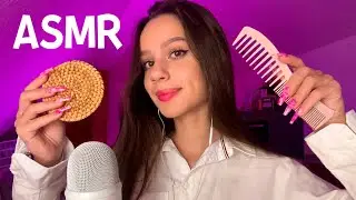 АСМР для людей БЕЗ навушників 🎧 (близький шепіт, тригери, тапінг, скретчінг + українською  мовою)