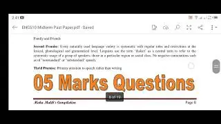 ENG 510 midterm preparation file 2