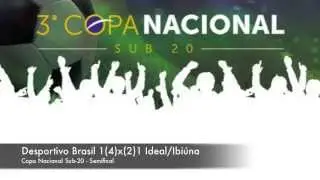 Desportivo Brasil x Ideal/Ibiuna - Copa Nacional Sub-20