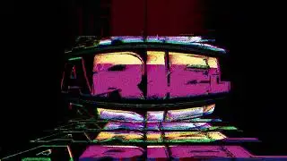 Distorted Glitch Typography Text - After Effects