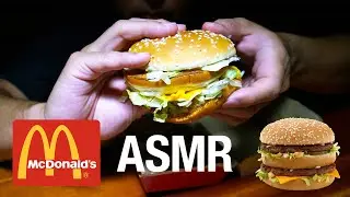 ASMR McDonald's BIG MAC🍔 MUKBANG (No Talking) Eating Sounds