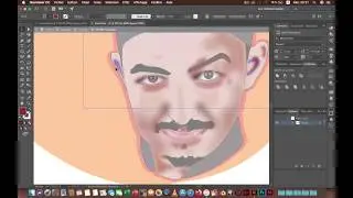 easy way to draw a portrait using adobe Illustrator : Part 1