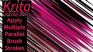 Manga / Krita Tutorial : Apply Multiple Parallel Brush Strokes For Your COMICS - How To (8)