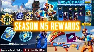 M5 ROYAL PASS REWARDS || 1 TO 50 RP ||  TIER REWARDS ( M5 ROYAL PASS ) BGMI NEW UPDATE