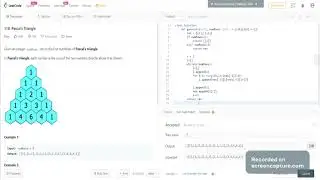 Pascal's Triangle 118 LeetCode Solution in Python 