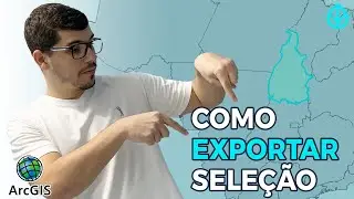 Como Exportar uma parte Selecionada do Shapefile no ArcGIS