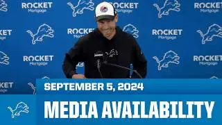 Detroit Lions coordinators meet with the media | September 5, 2024