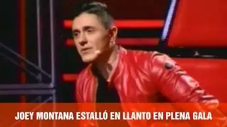 El llanto de Joey Montana en plena gala de La Voz Ecuador - En Corto