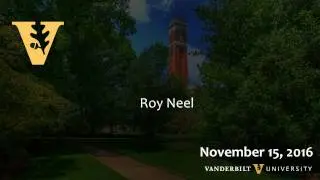 Roy Neel speaks at Vanderbilt University about presidential transitions