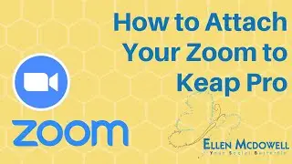 How do you attach Keap Pro to Zoom?