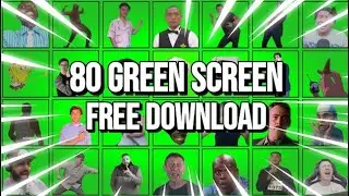 80 POPULAR GREEN SCREEN MEMES FOR EDTING | LUCU UNTUK VIDEO EXE    CHROMA KEY