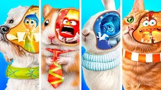 We Build a Tiny House for Inside Out 2! If Emotions Rules Me! Inside Out 2 in Real Life!