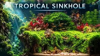 Aquascaping a Tropical Sinkhole | Building a Contest Aquarium
