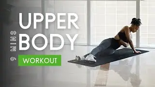 9 minute hiit workout for upper body | bodyweight training 🔥