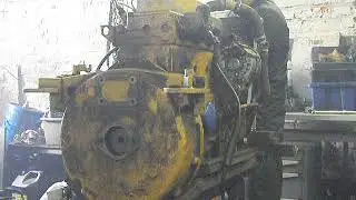 Запуск Komatsu 3D95S