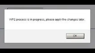 How to fix Netgear WPS process is in progress please apply the changes later