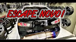 LANCER GT COM ESCAPAMENTO / PONTEIRA ESPORTIVA - PRIMEIRAS MODIFICAÇÕES DO GHOST