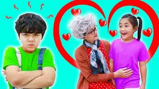 Kids Helping Grandma: Annie and Sammy Help Their Grandma with the Housework