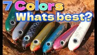 Chrome lure paint,  painting topwater spooks to see what works. 