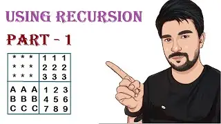 Draw Pattern Using Recursion Function CODE In JAVA  Part 1 | CodeWithNaval