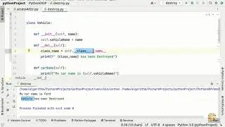 7. How to destroy Objects in Python | Learn Python OOP with Coriowood