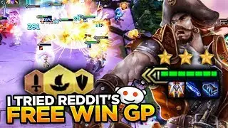 REDDIT'S FREE WIN ON-HIT GANGPLANK! DOES IT WORK? | Teamfight Tactics