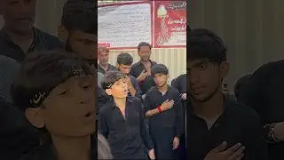 Mawan Karbala Diyan Mawan Master Ali Zamin Matam Krty Huye Mashallah #karbala #masteralizamin #nohas