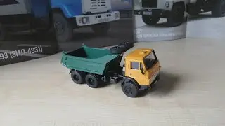 Обзор модели Камаз-55111, масштаб 