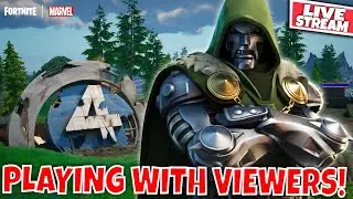 Playing FORTNITE Live with Viewers! Lets GO!
