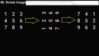 LeetCode 48. Rotate Image - Explanation & Solution C++