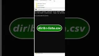 Pasar los nombres de carpetas a una lista en Excel