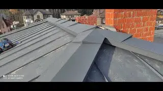 Объемные коньки на фальцевой кровле . Часть 3.
