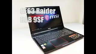 MSI GE63 Raider RGB 9SF Unboxing Teardown