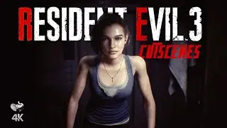 RESIDENT EVIL 3 REMAKE All Cutscenes (Game Movie) 4K 60FPS