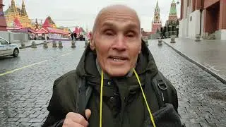 Алексей Нестеренко одиночный пикет на Красной Площади