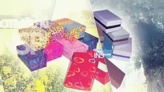 Prezentacija ukrasnih kartonskih plastificiranih kutija za nakit.