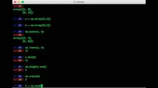The Numpy Stack in Python - Lecture 9: Other Matrix Operations