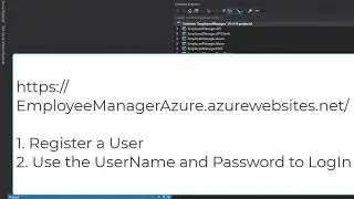 Beginning .NET Core MVC, Razor, API, Blazor, Azure Course - Workflow and source code 5/34