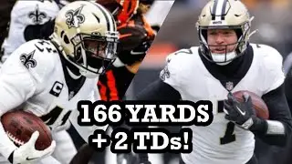 Alvin Kamara & Taysom Hill Combine For 166 Yards & 2 TDs vs. Browns!