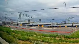 Москва из окна электропоезда. МЦД 2 Царицыно - Волоколамская
