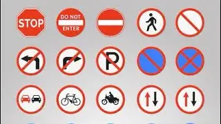ALL TRAFFIC SYMBOL | ड्राइभिङ लाइसेन्स को लिखित परीक्षाको लागि सम्पुर्ण प्रश्नहरु