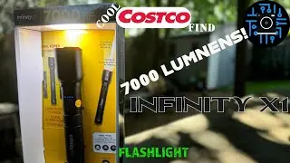Infinity X1 7000 Lumens Flashlight - Cool Costco find     #flashlight #4k #infinity #costco