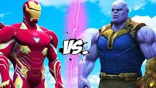 THANOS VS IRON MAN - INFINITY BATTLE