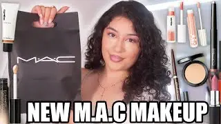 TESTING NEW MAC PRODUCTS 2025 NEW Lipglazer, Dazzlestick, Lipglass Air, Strobe Blush & More