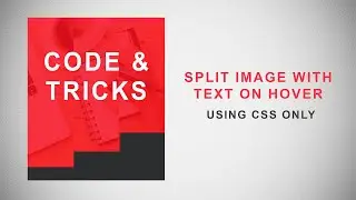 Split Image with Content Using CSS