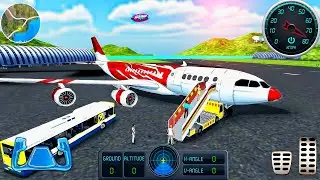 Pilot Flight Simulator 3D - Real Plane Boing 747 Transporter Aircraft City Landing: Android Gameplay