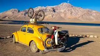 Solo Car camping in a Desert ASMR - Living out of a Small Car